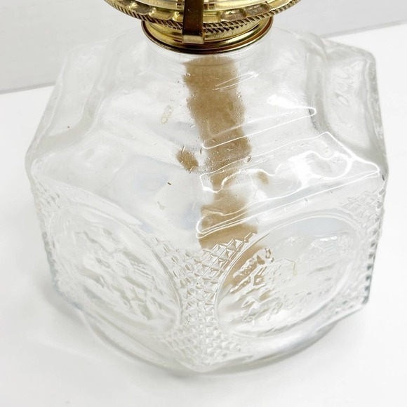 Vintage Lamp Light Farms kerosene lamp horse and buggy design - Picture 10 of 11